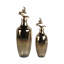 Sagebrook Home 16" Lusaka Small Glass Bottle, Gold-1696360997