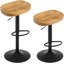 Persaeus Adjustable Height Counter Stool with Metal Frame-471044996
