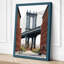 Manhattan Bridge Framed Industrial - Wrapped Canvas-1478028582-1478028584
