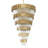 60 Light Tiered Chandelier With Crystal Accents-95025819-122499032