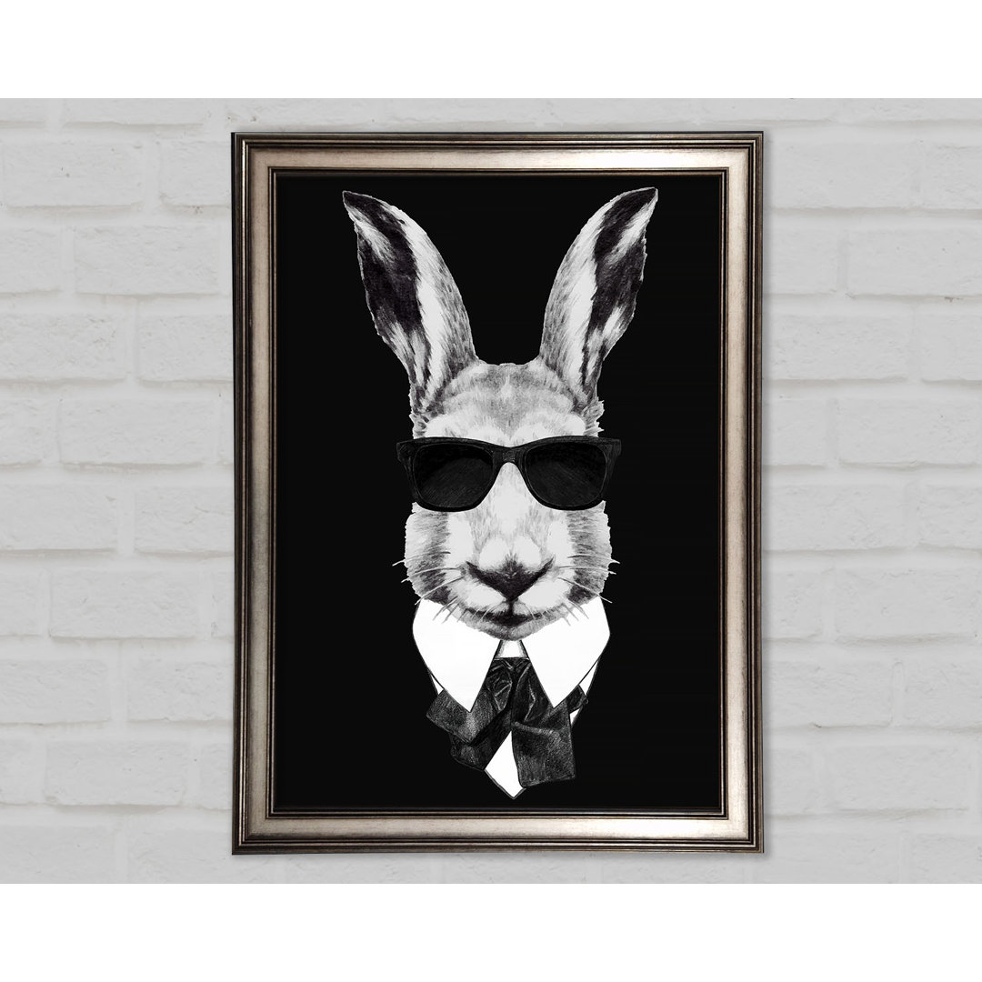 Mafia Rabbit - Einzelner Bilderrahmen Kunstdrucke