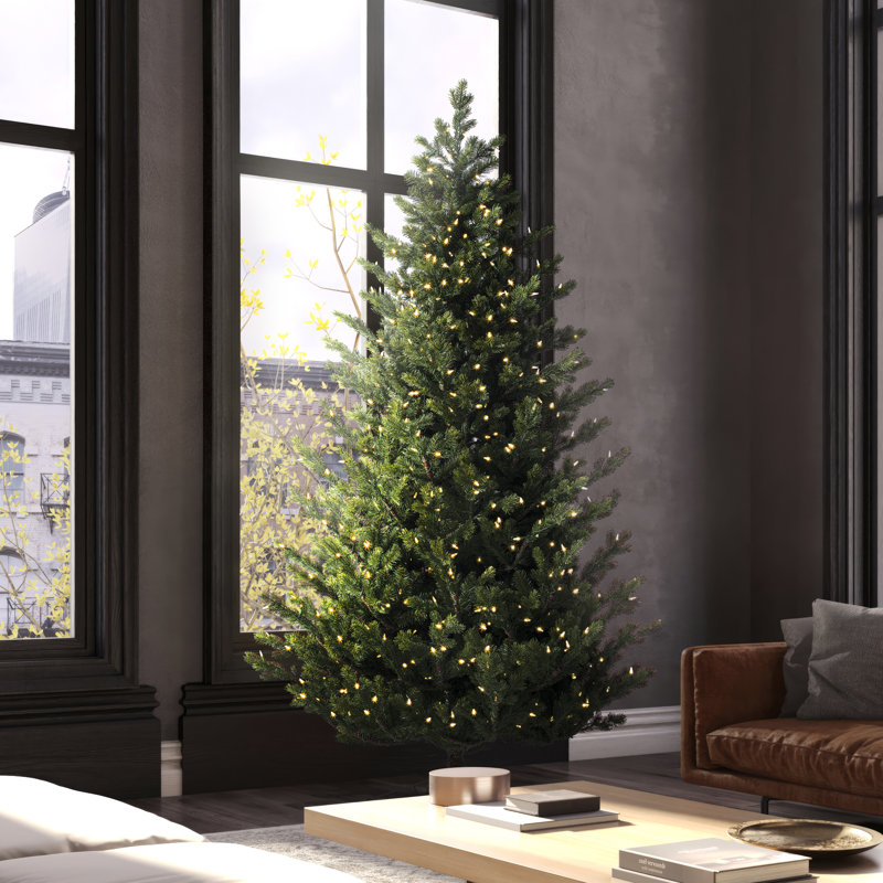 7.5' Lighted Artificial Fir Christmas Tree