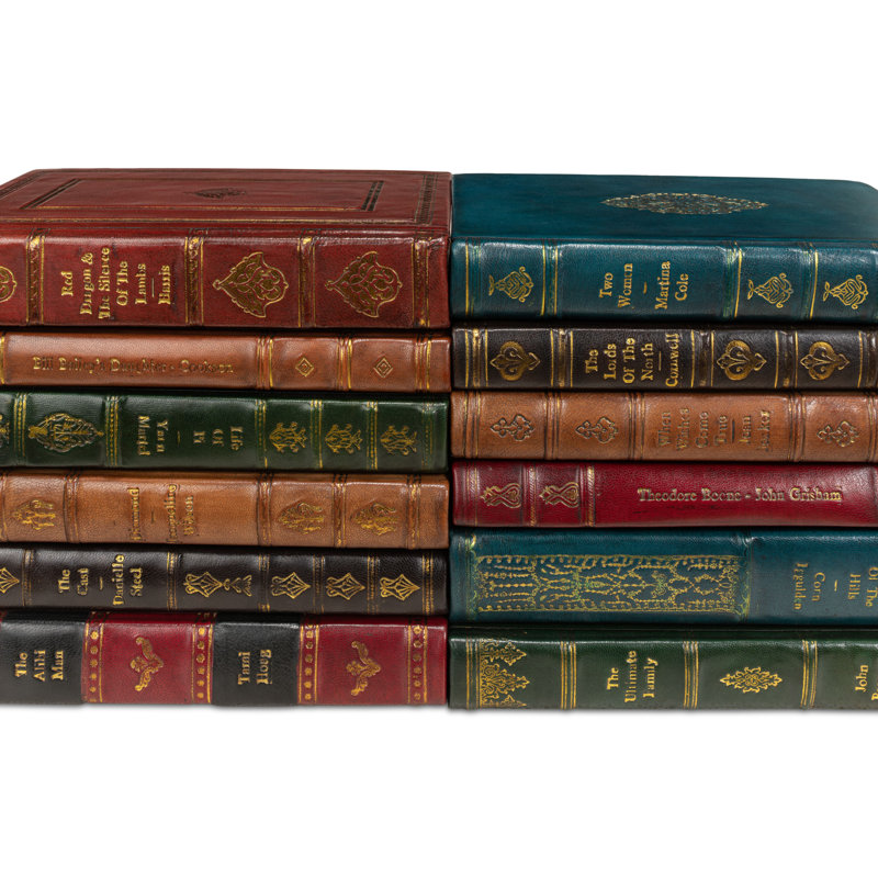 12 Piece Rebound Decorative Book Set