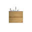 Meuble-lavabo mural en chêne naturel de 24 po avec lavabo en céramique avec trois trous de robinet, grand meuble-lavabo flottant de rangement pour salle de bain moderne, lavabo une pièce sans drain-1913185333-1913185355