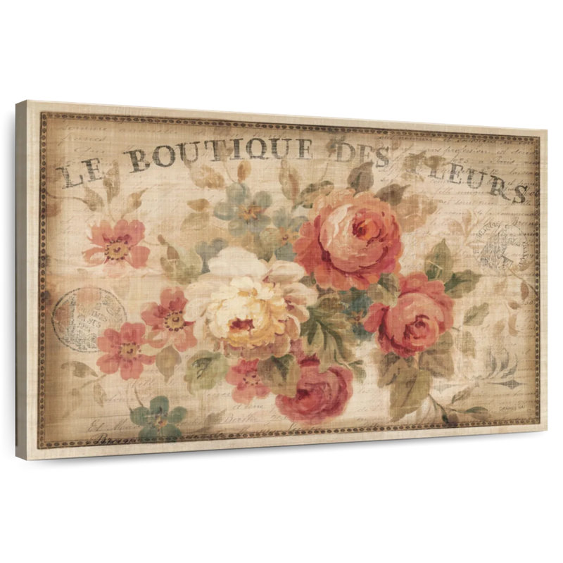 Harnek Parisian Flowers III, 34" H x 51" W