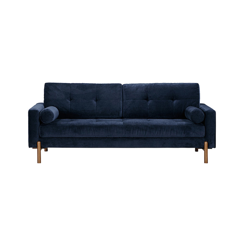 Caliann 3 Seater Fabric Sofa, Blue
