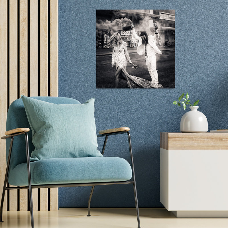 Art mural urbain moderne et romantique Edgy, H 18 po x l 18 po