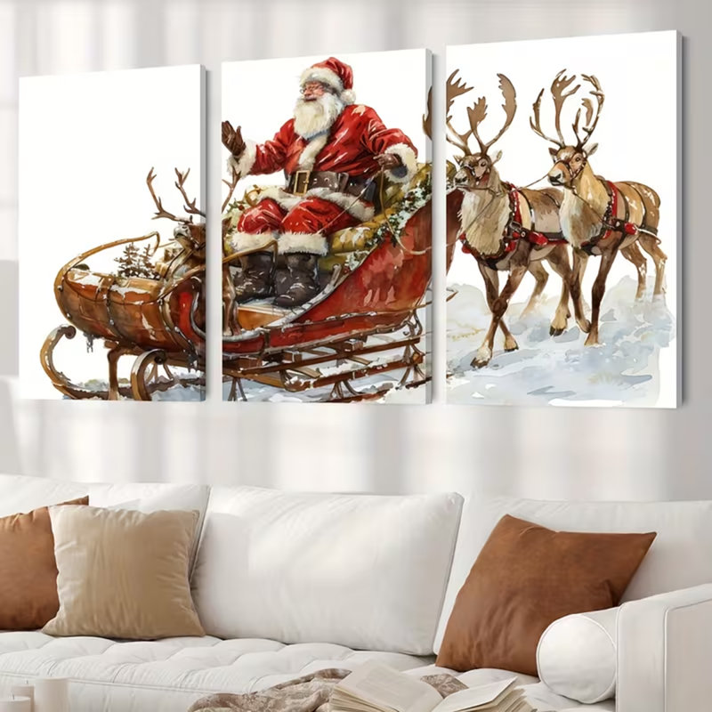 3 Piece Wrapped Canvas Print