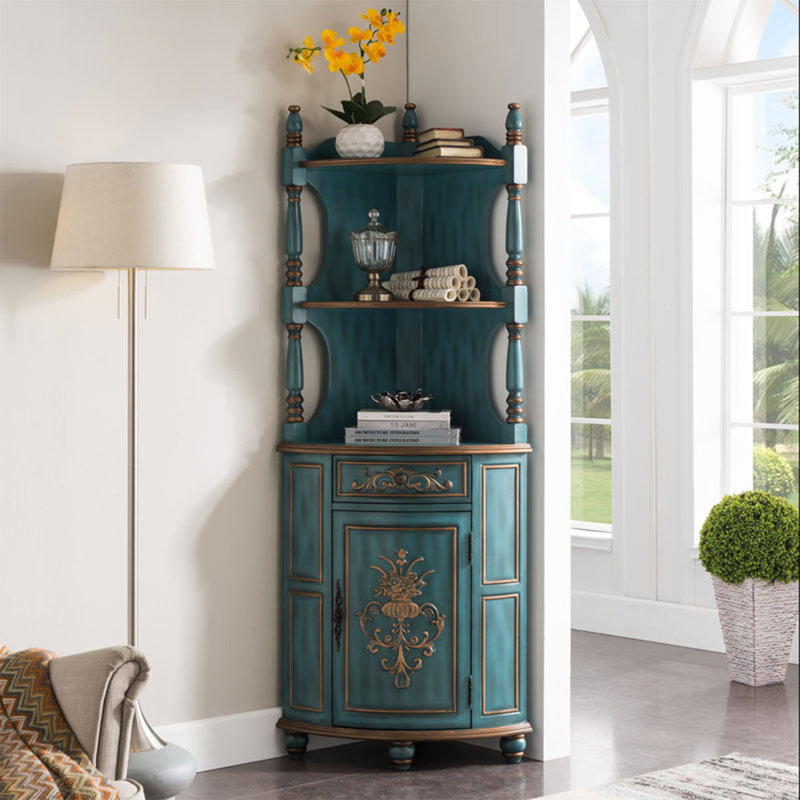 Picture color Solid + Manufactured Wood Corner cabinet