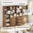 70.9'' H X 94.48'' W Book Cabinet Storage Bookcase Set