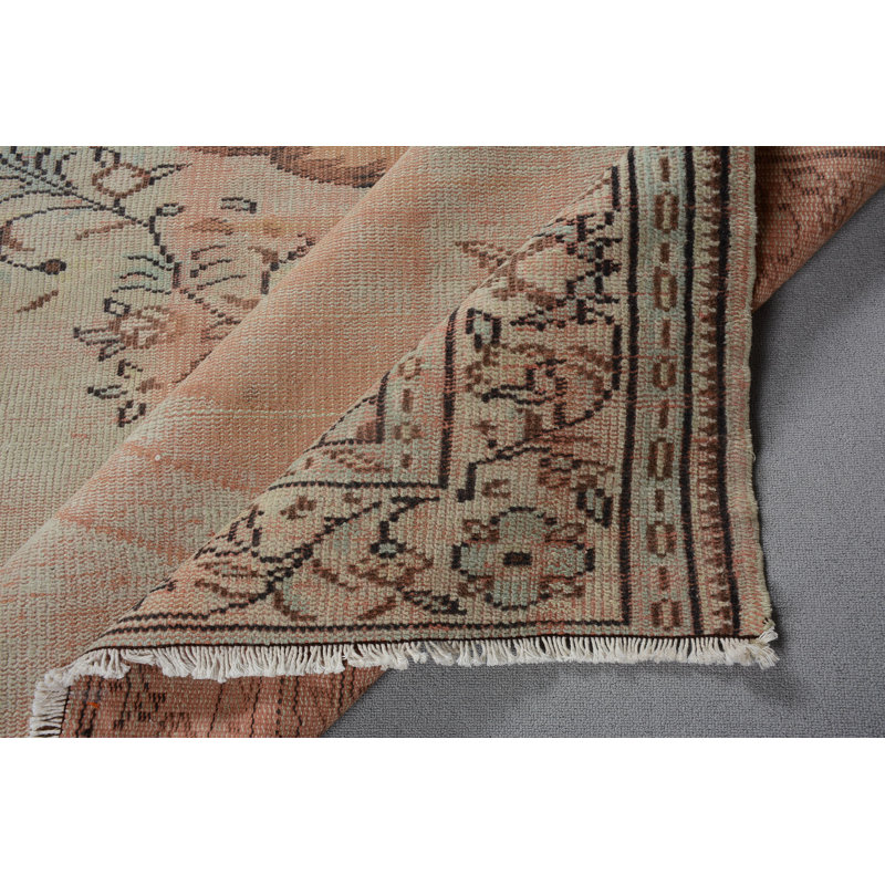 Tapis rétro, tapis tissés à la main, tapis turc, tapis tendance, grands tapis de 6,1 x 9 pi, tapis neutres beiges