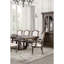 Ensemble de salle à manger en chêne vieilli 9 pièces avec table de salle à manger Vintage Luxury-107844053
