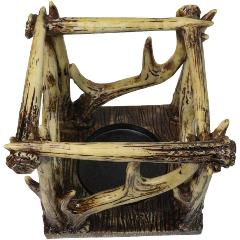 Figurine porte-bougie cerf sauvage