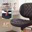Fauteuil de bureau noir en cuir noir-2031001644