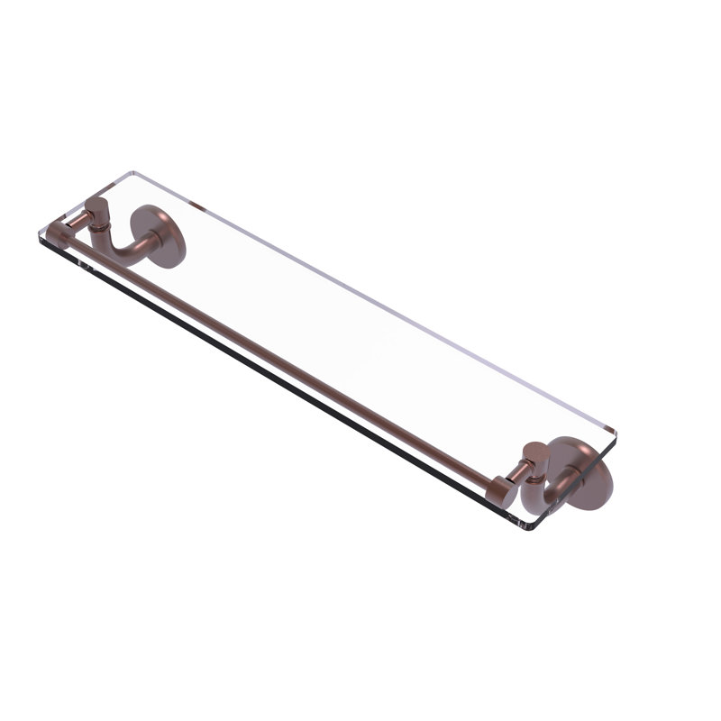 Tioga Industrial Pipe Shelves, Antique Copper
