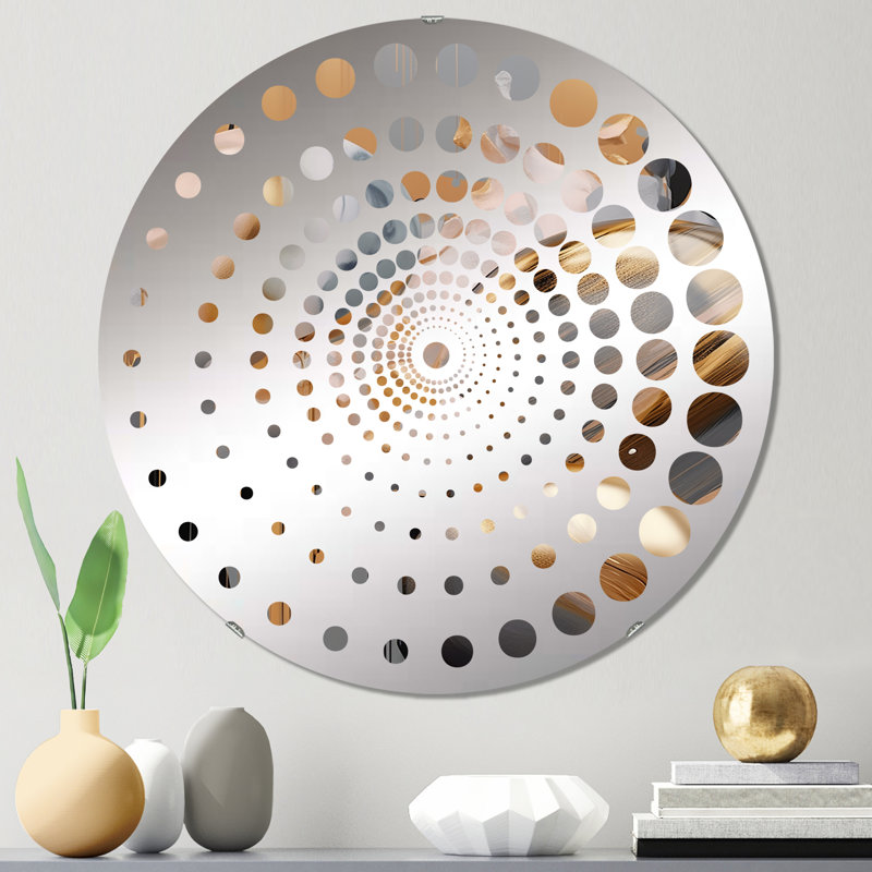 Miroir mural Spiral, 31,4 po x 31,4 po