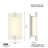 Steel LED Flush Mounted Sconce-272897357