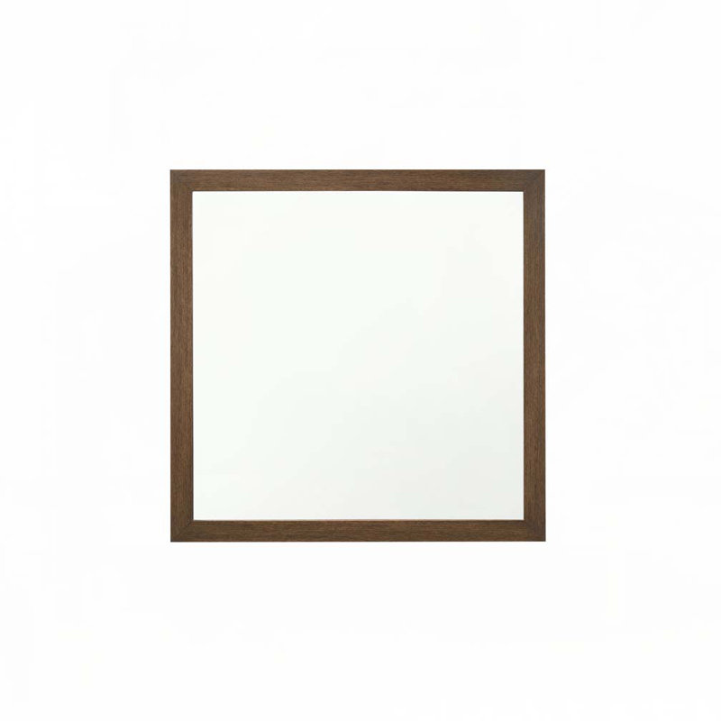 Miroir à finition chêne