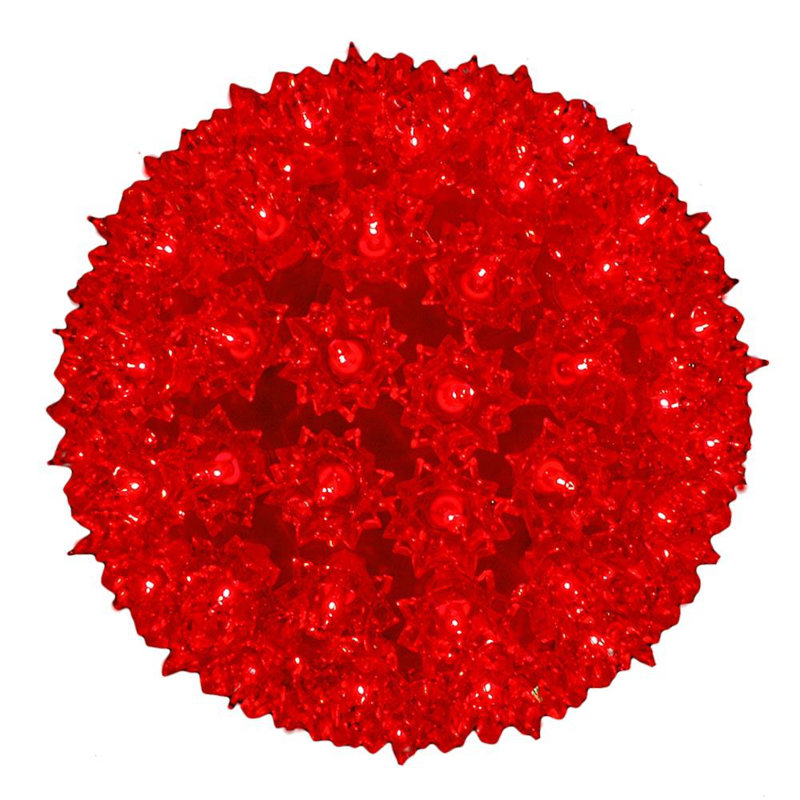 Anoushka 150 - Bulb 10'' Plug-in Mini String Light, Red