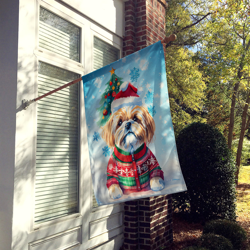 Double Sided Polyester Christmas, 40'' H x 28'' W