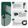 Adjustable 12" Rectangular High Pressure Dual Shower Head with 6-Spray Handheld Shower with Filter