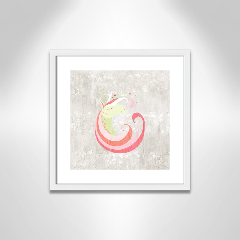Décoration murale 1 enfant dreaming, H 17 po x l 17 po x P 1,19 po, Encadré de boîte blanc