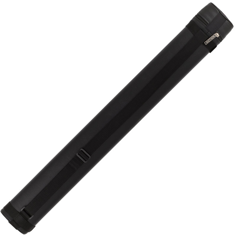14" Pool Cue Case, Black/Purple