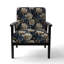 Chaise d'appoint florale Cobalt-6885405