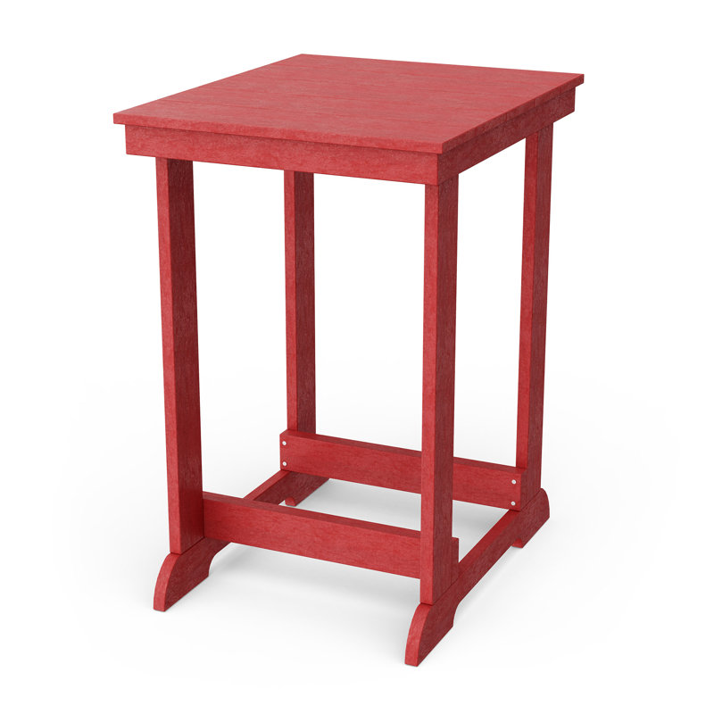 Table de comptoir Heritage, Rouge cardinal