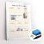 Magnetic Glass Photo Memo Board