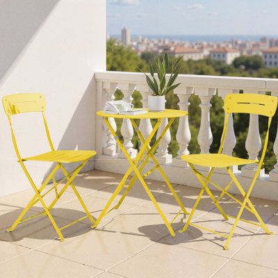 Ensemble repas pour patio pliable 2 personnes Shelah