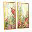 «Vintage Spring Garden Flowers II», ensemble de 2 impressions sur toile-2045034808-2045034821