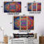 Ensemble de décoration murale Tasman - Boho Mandala-108310842-108310841