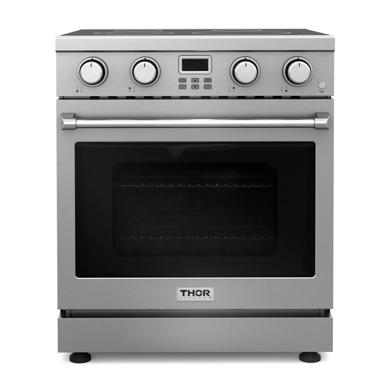 Thor Kitchen 30" 4.8 Cubic Feet Smart Electric Free Standing Range with 4 Burners