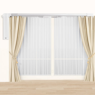 Smart Electric Curtain Track Automated Curtain Track System 71-118 inch