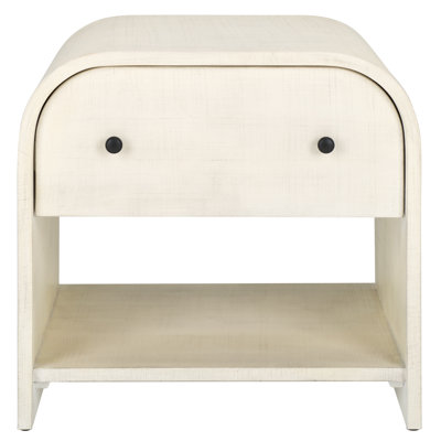Jaqualina 1 Drawer Wood Nightstand