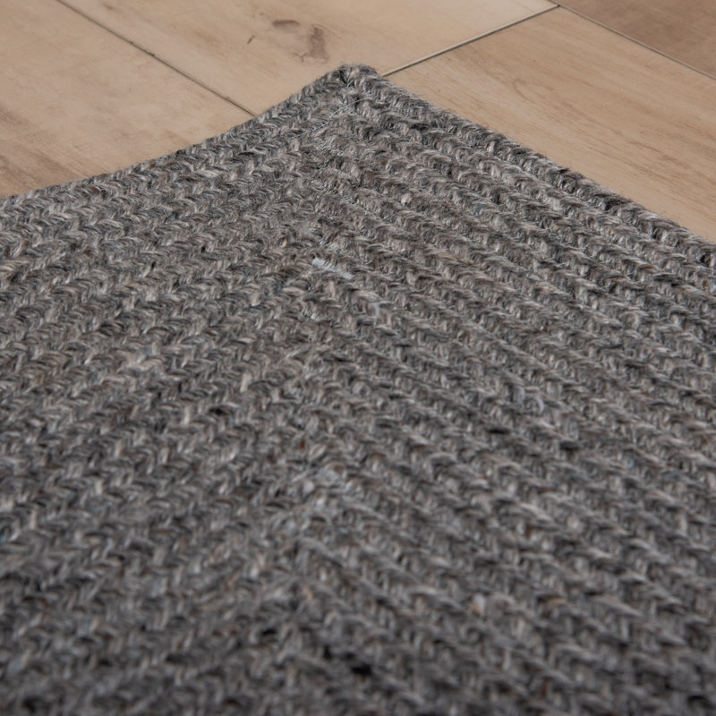 Tapis 100% polyester tissé à la main, Rectangle 5 pi x 7 pi 6 po