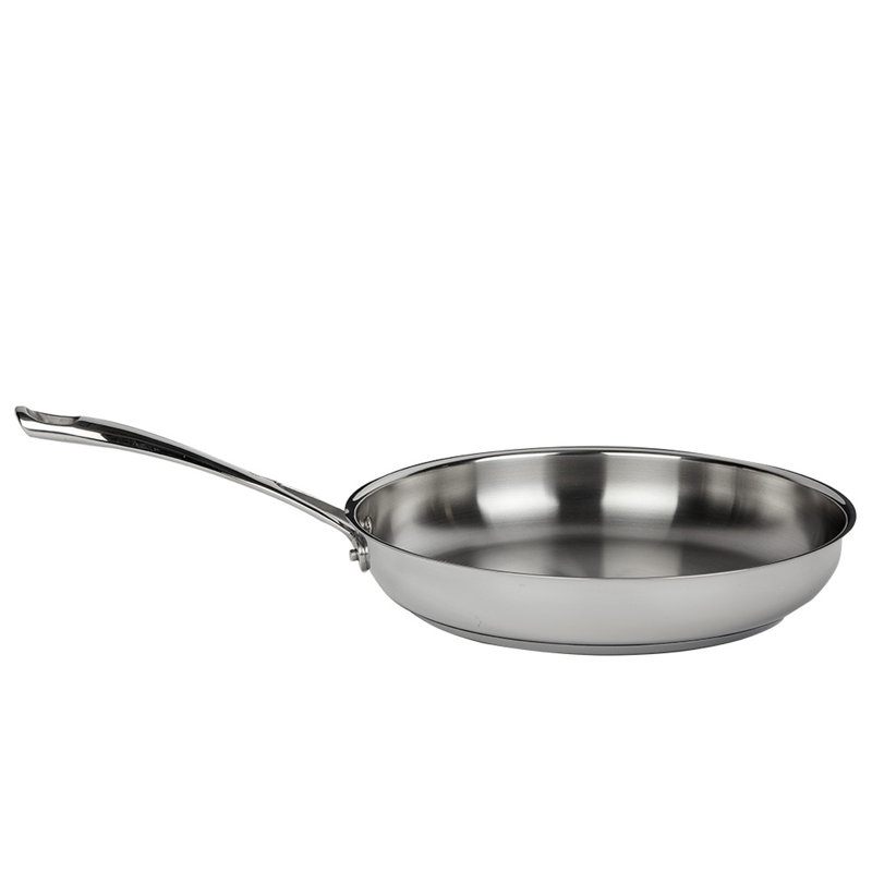 Poêle à frire en acier inoxydable, 11.5"