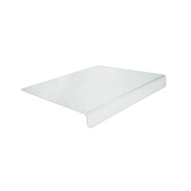 Acrylic Anti-slip Transparent Cutting Board with Lip for Kitchen