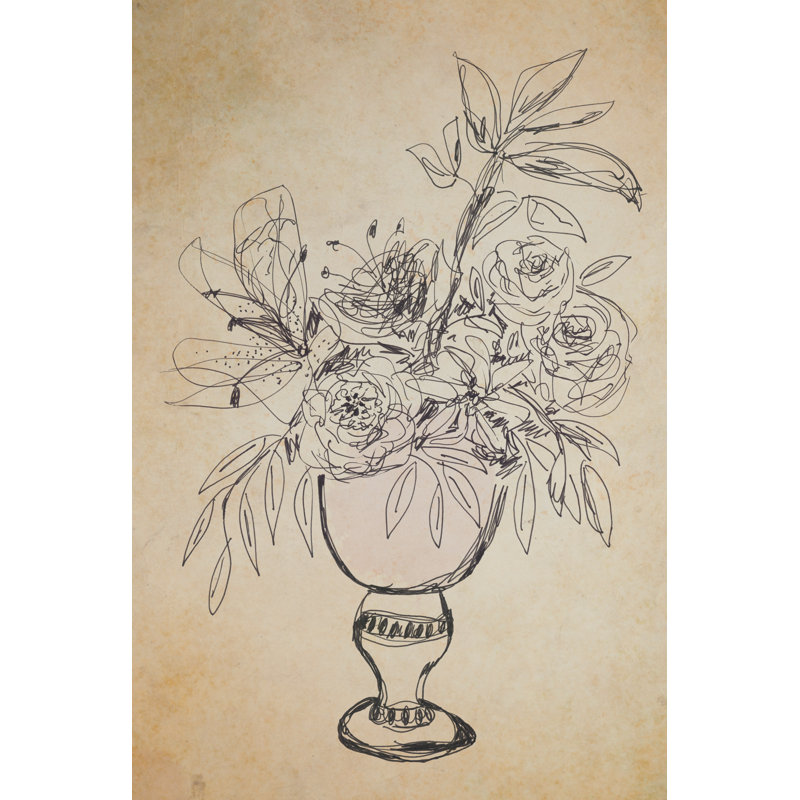 Fleuriste naturel sur toile par Kait Roberts, reproduction, H 36 po x l 24 po