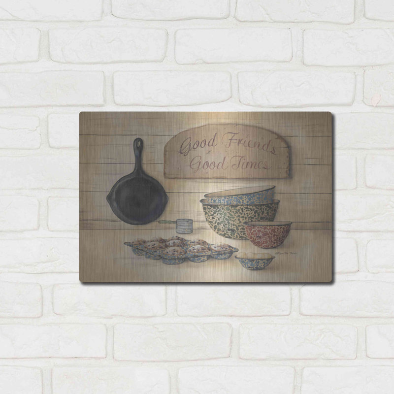 Stampa Artistica "Good Friends" Pam Britton Incorniciata - 48x38 Cm, Cornice Nera, Pronta Da Appendere - 3
