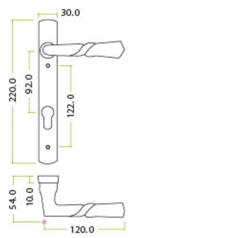 Lock Door Handle