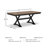Jancey Extendable Solid Wood Base Dining Table