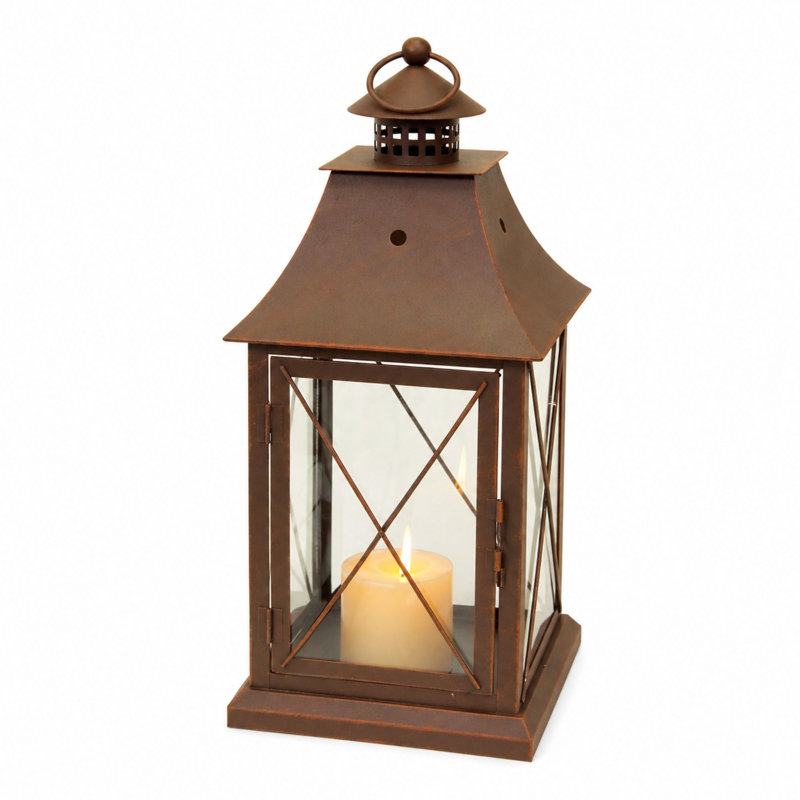 3 Piece Metal Lantern Set