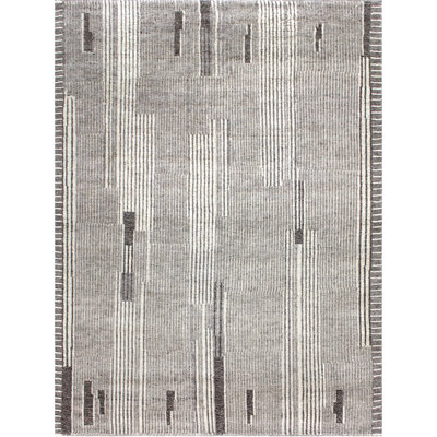 Handmade Wool Striped Area Rug
