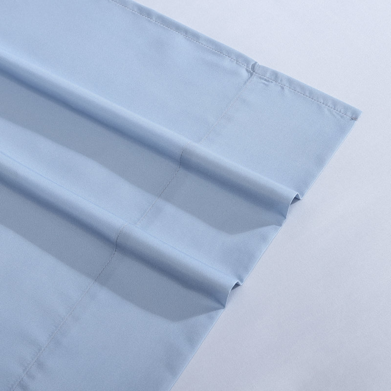 Ensemble de draps Eddie Bauer Logan, Bleu, Ensemble de draps pour grand lit avec 4 taies d'or