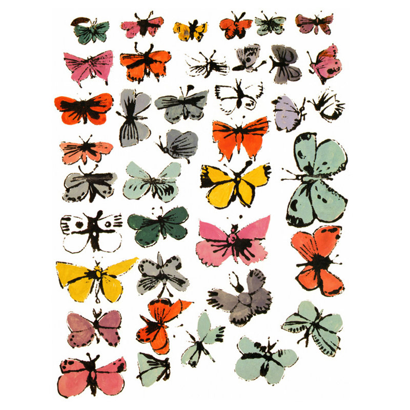 Papillons, 1955, H 24 po x l 18 po