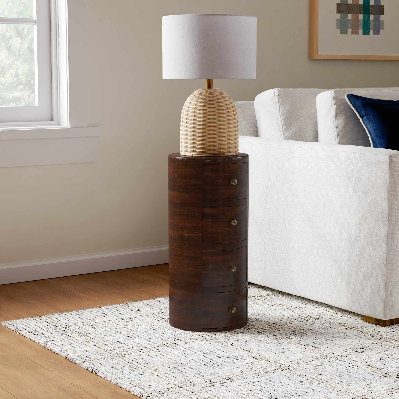 Atlantic Mango Nightstand, Brown
