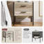 Oscar 2 Drawer Bedside Table-826882616