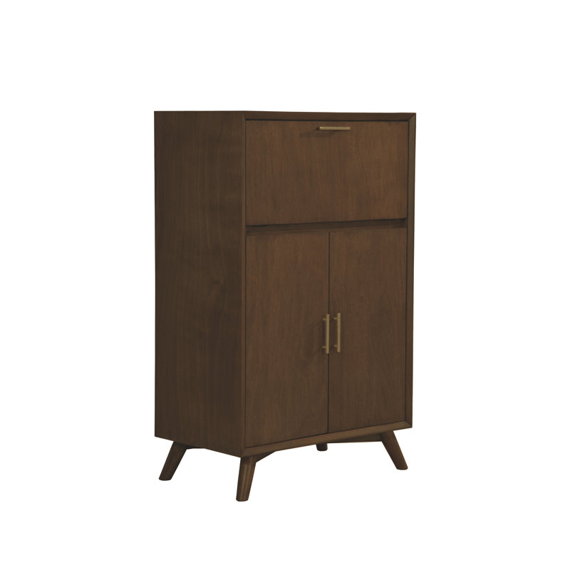 Armoire bar Williams, Noyer
